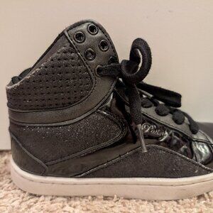 Pastry Black High Top Dance Pop Tart Glitter